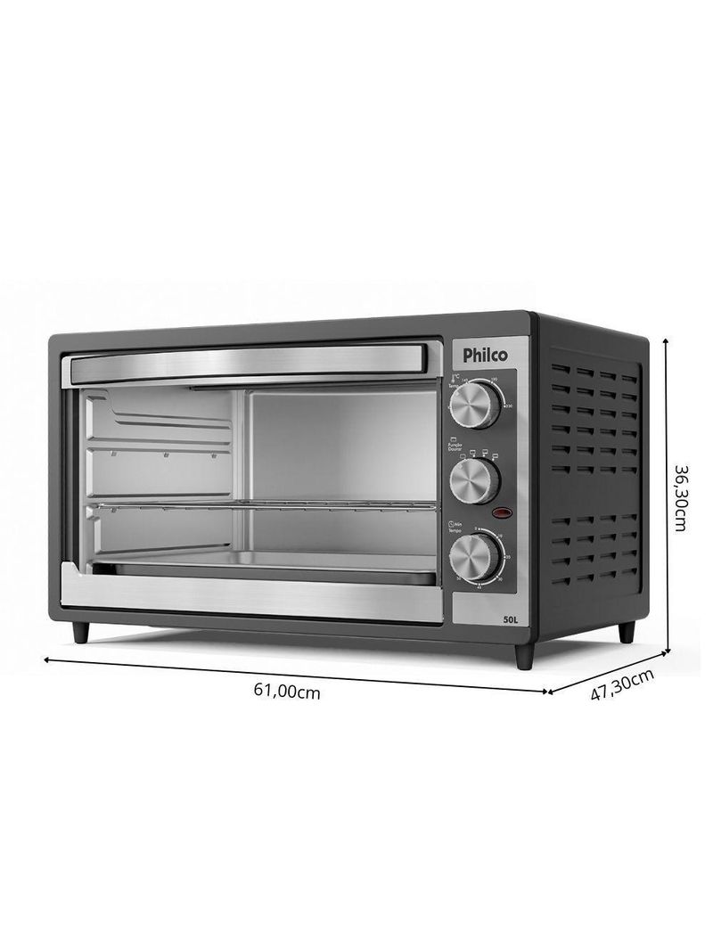 Forno Elétrico Philco PFE52P 50L Inox 110V