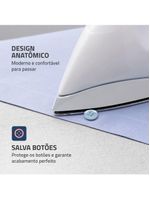 Ferro A Seco Mondial FSN-55 W 6 Temperaturas Branco 110V