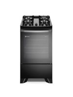 Fogão 4 Bocas Electrolux Automático Mesa De Vidro FE4GP Preto Bivolt