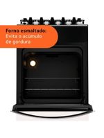 Fogão 4 Bocas Brastemp Automático BFO4NBB Branco Bivolt