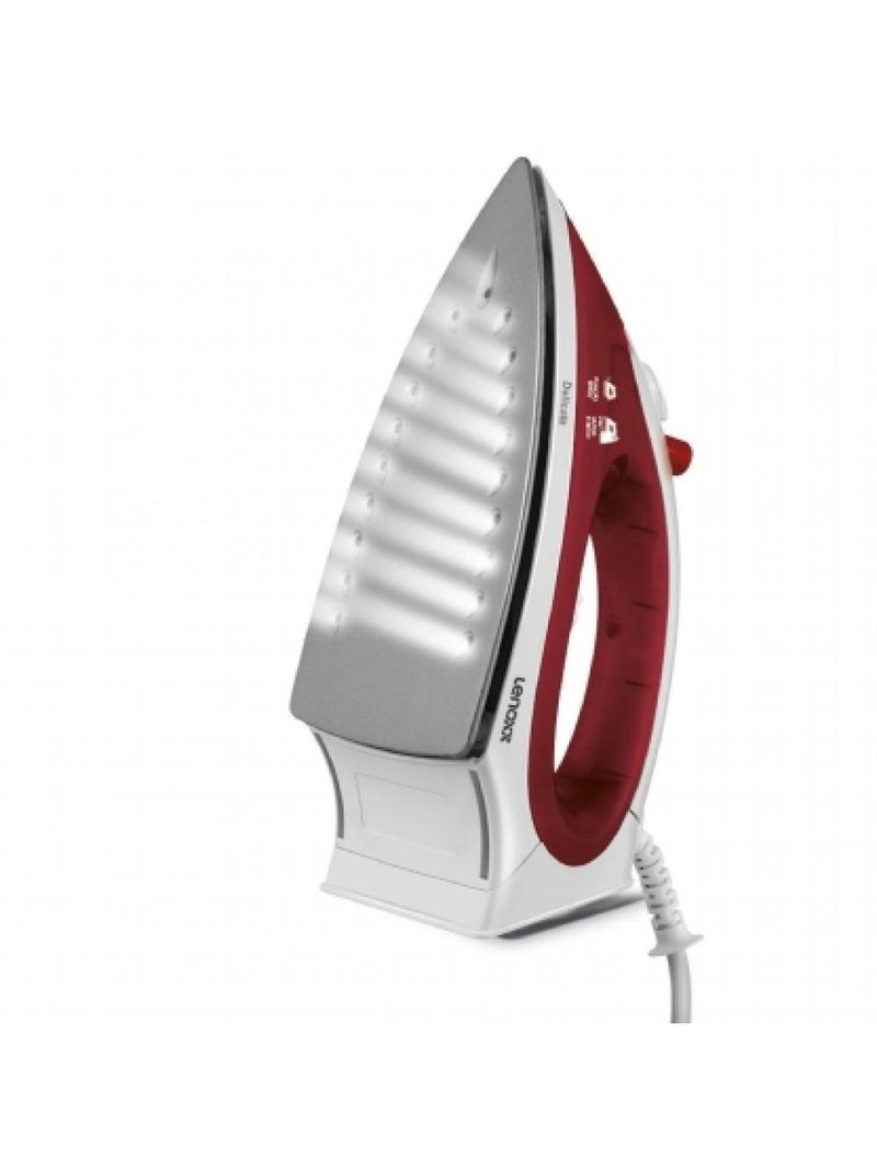 Ferro A Vapor Lenoxx Delicate PFF657 6 Temperaturas 1250W Branco-vermelho 220V