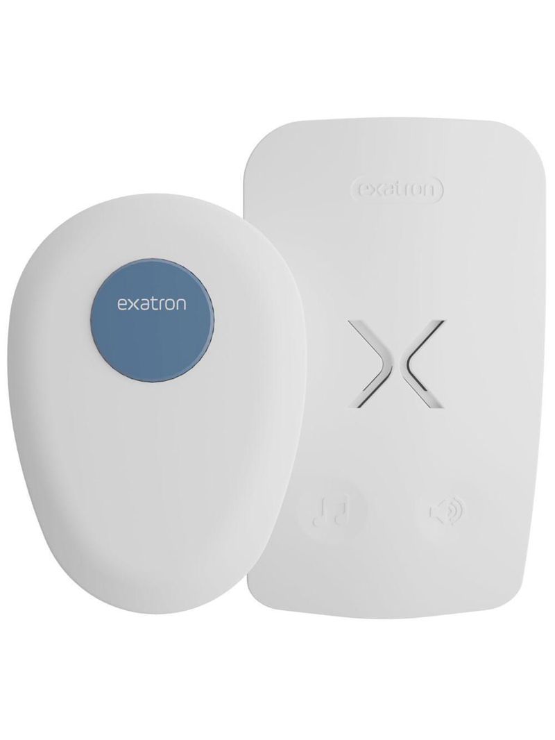 Campainha Eletrônica Sem Fio 28 Toques 150 Metros 1 Pulsador - Leca4950 - Exatron