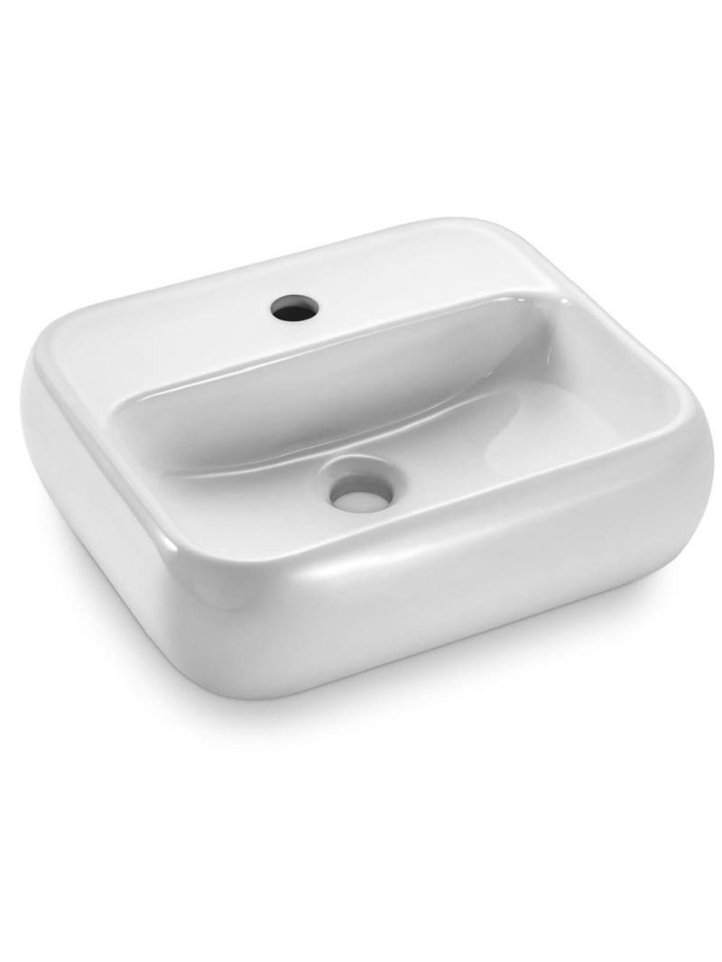 Cuba De Apoio Retangular Para Mesa 43x38cm Branca - Ica1000 - Icasa