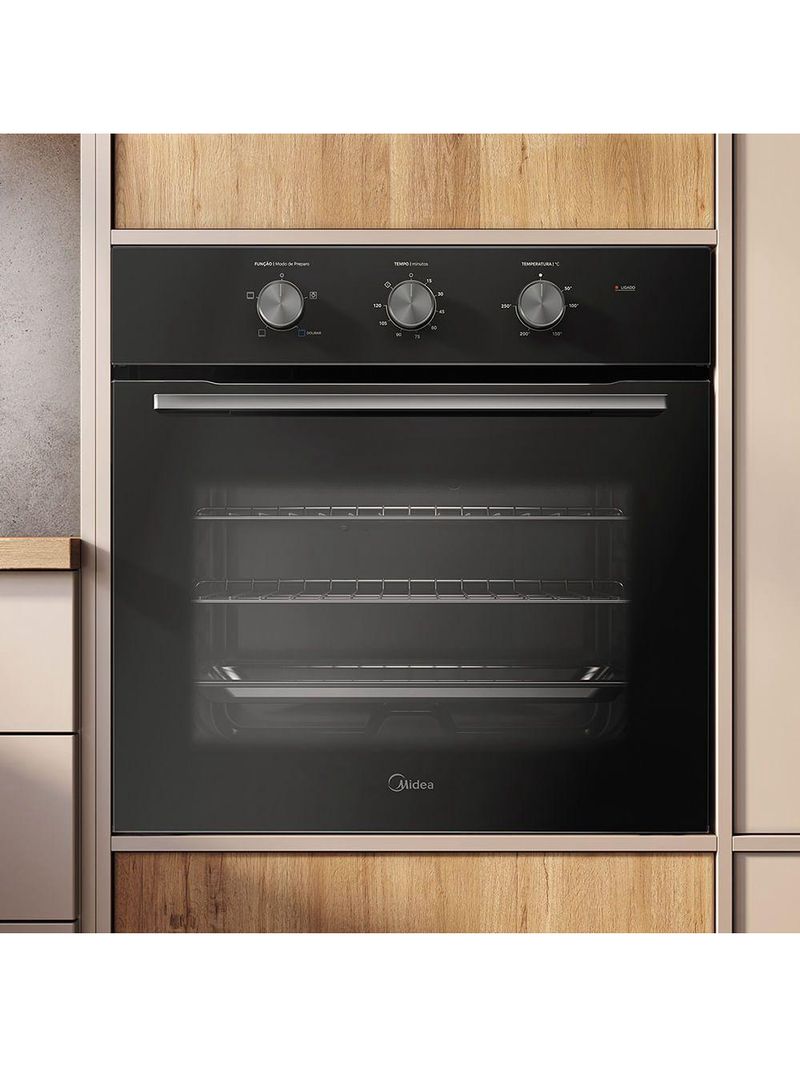 Forno Elétrico De Embutir Midea 68L TSM62 220V - Loja do Cooperado