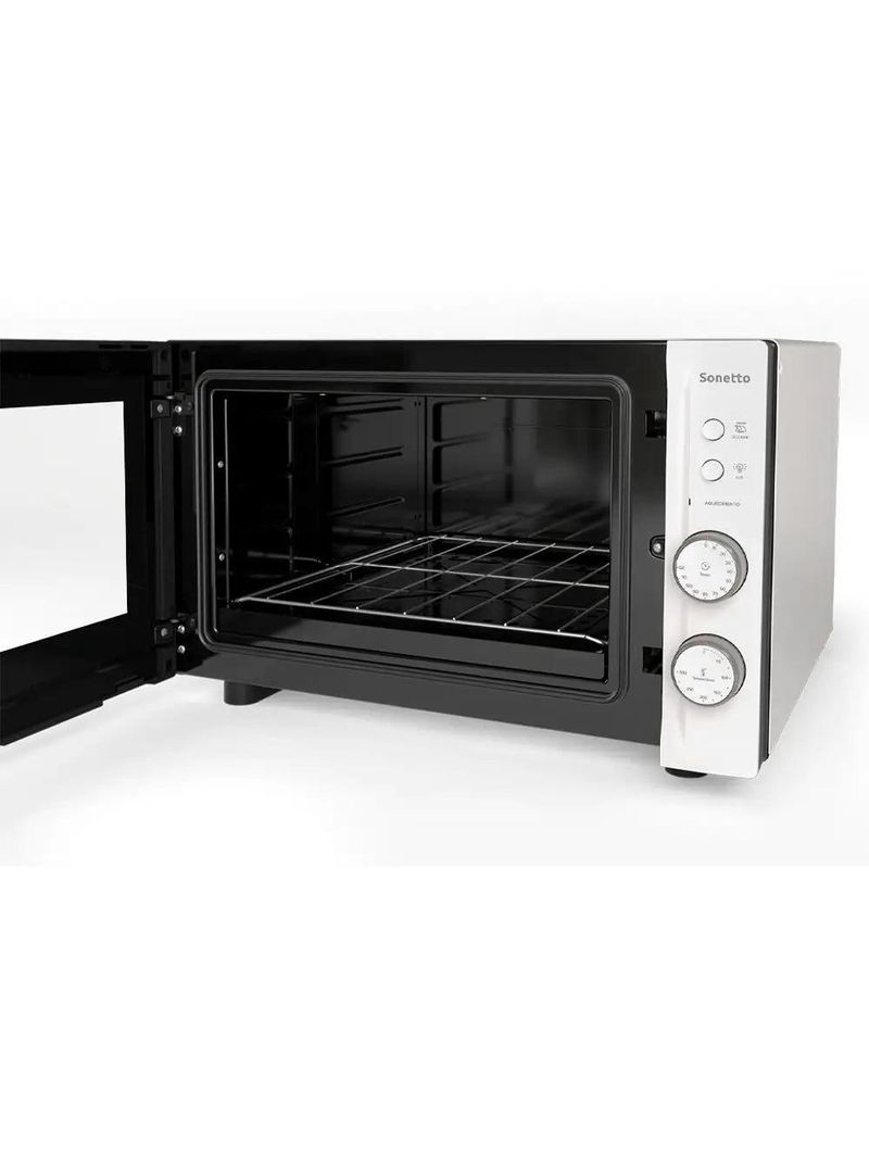 Forno Elétrico De Bancada Mueller 44L Sonetto Branco - 220v