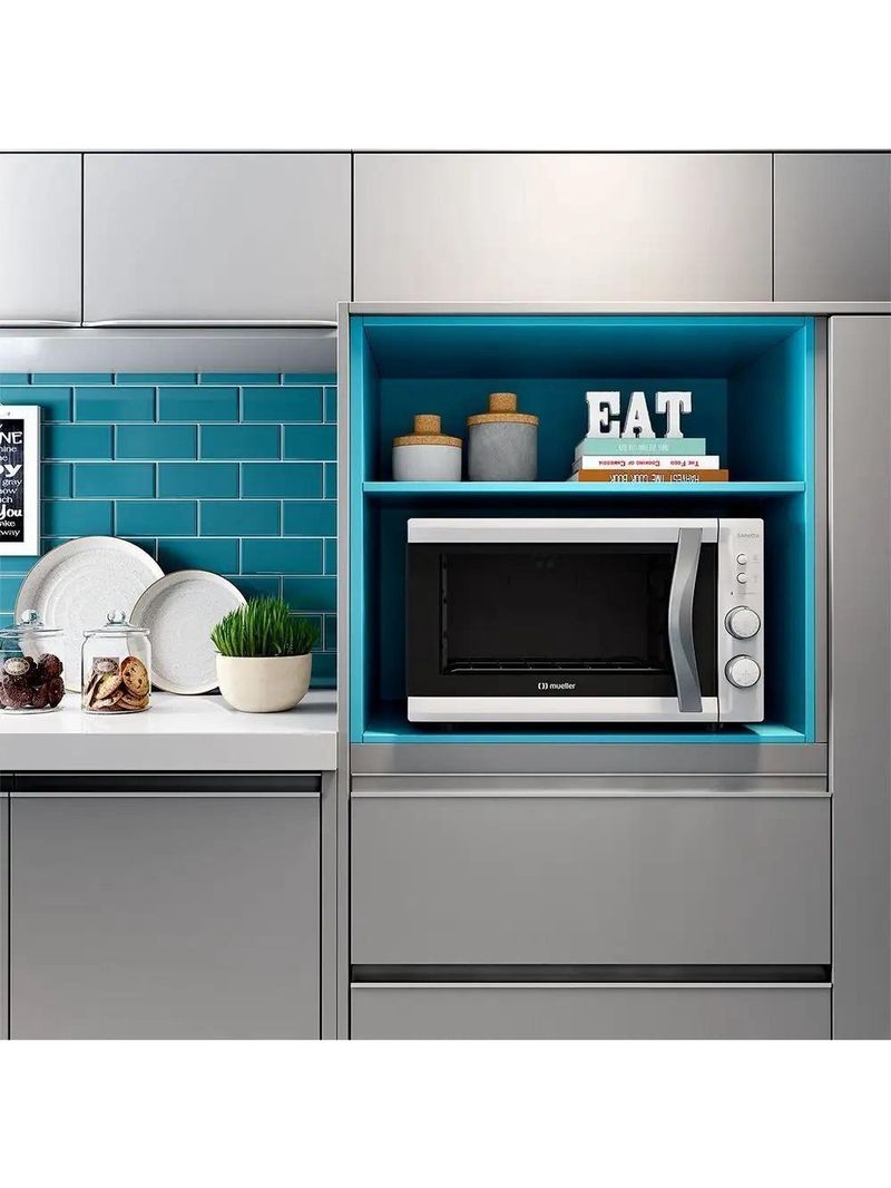 Forno Elétrico De Bancada Mueller 44L Sonetto Branco - 220v