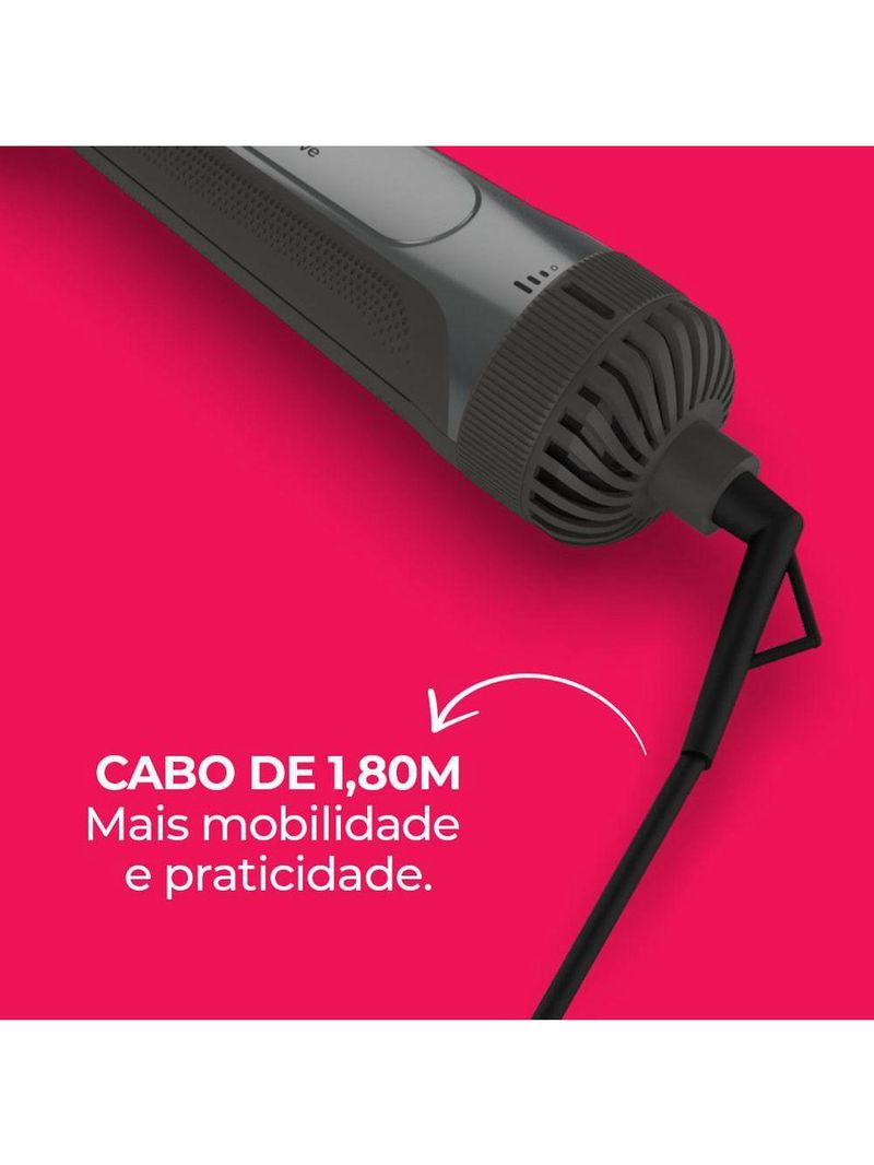 Escova Secadora Cadence Linda&Leve 4 Em 1 Bivolt