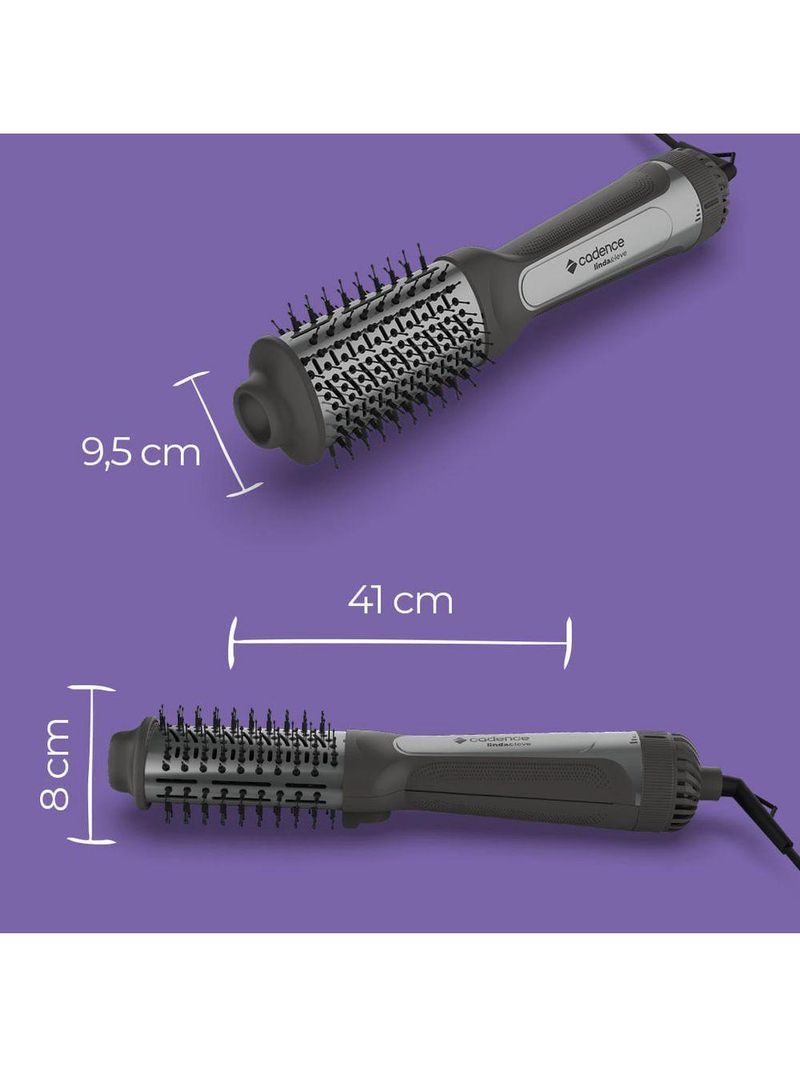 Escova Secadora Cadence Linda&Leve 4 Em 1 Bivolt