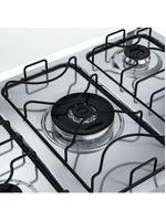 Fogão 5 Bocas Dako Supreme Mesa de Inox e Timer Bivolt - Preto