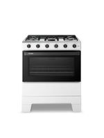 Fogão Esmaltec 5 Bocas Ideal Pop Mesa De Aço Inox Branco F5ISB