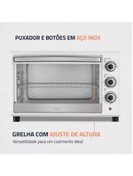 Forno Elétrico 42l Family Ii Mondial Branco Inox FR 42W 220V/60hz