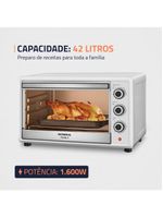 Forno Elétrico 42l Family Ii Mondial Branco Inox FR 42W 220V/60hz