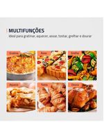 Forno Elétrico 42l Family Ii Mondial Branco Inox FR 42W 220V/60hz