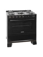 Fogão Suggar Cook Glass 5 Queimadores Preto FGVCG510PT Bivolt Preto