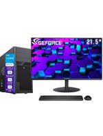 Computador Skill Pro Intel 12 Geração Core I3 12100F 16GB DDR4 Placa De Vídeo Geforce 2GB 512GB Monitor " Led SP-08