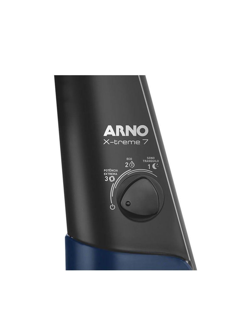 Ventilador De Coluna Arno 40cm X-Treme 7 VE7C Preto E Azul Escuro 220V