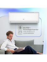 Ar Condicionado Split HQ Hi Wall Inverter 24000 BTU/h Quente E Frio Monofásico Branco HQ-INV24000QFA 220V