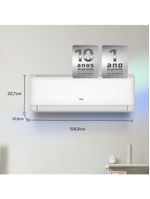 Ar Condicionado Split HQ Hi Wall Inverter 24000 BTU/h Quente E Frio Monofásico Branco HQ-INV24000QFA 220V