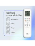 Ar Condicionado Split HQ Hi Wall Inverter 24000 BTU/h Quente E Frio Monofásico Branco HQ-INV24000QFA 220V