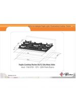 Fogão Cooktop Fischer 5 Bocas Tripla Chama Vermelho Rouge 1743-15738 Bivolt