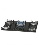 Fogão Cooktop Fischer 5 Bocas Tripla Chama Preto 1743-5733 Bivolt