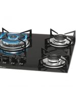Fogão Cooktop Fischer 5 Bocas Tripla Chama Preto 1743-5733 Bivolt