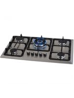 Fogão Cooktop Fischer 5 Bocas Tripla Chama - Mesa Inox 23678-54121 Bivolt