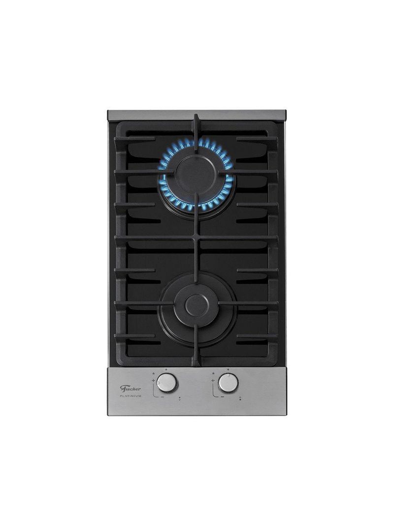 Fogão Cooktop Fischer 2 Queimadores Platinium 33795-92120 Bivolt
