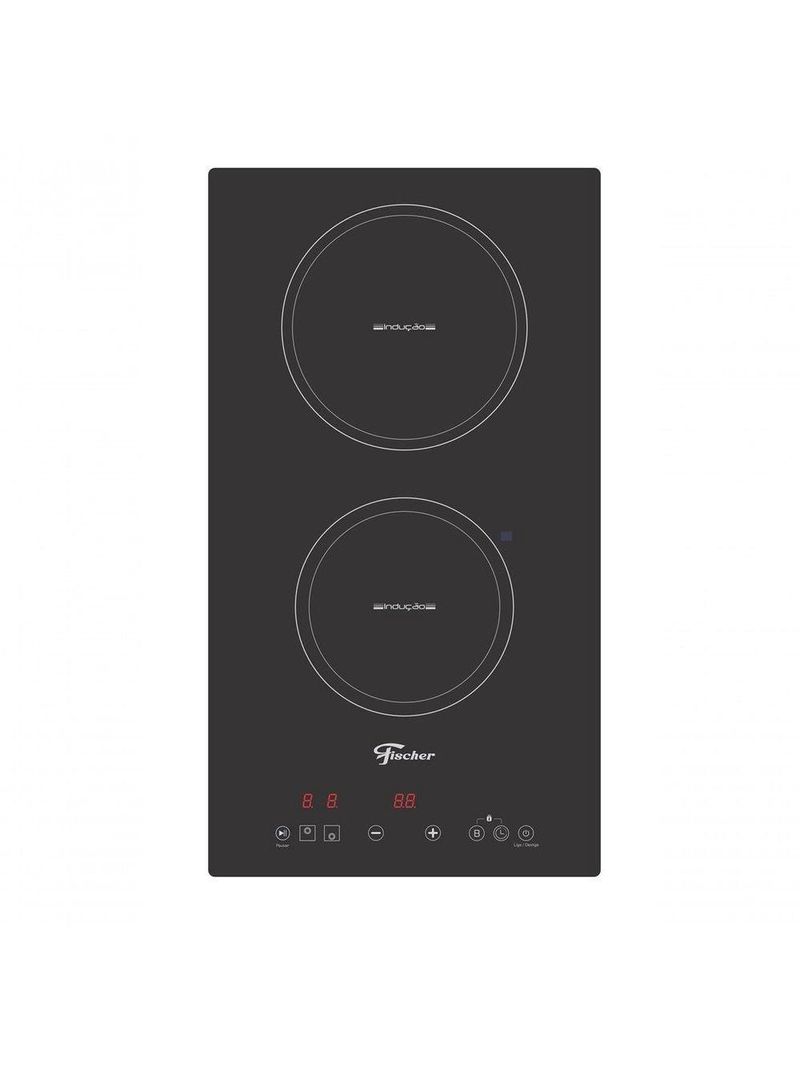 Cooktop De Indução Fischer 2 Bocas Com Touch Screen 220V