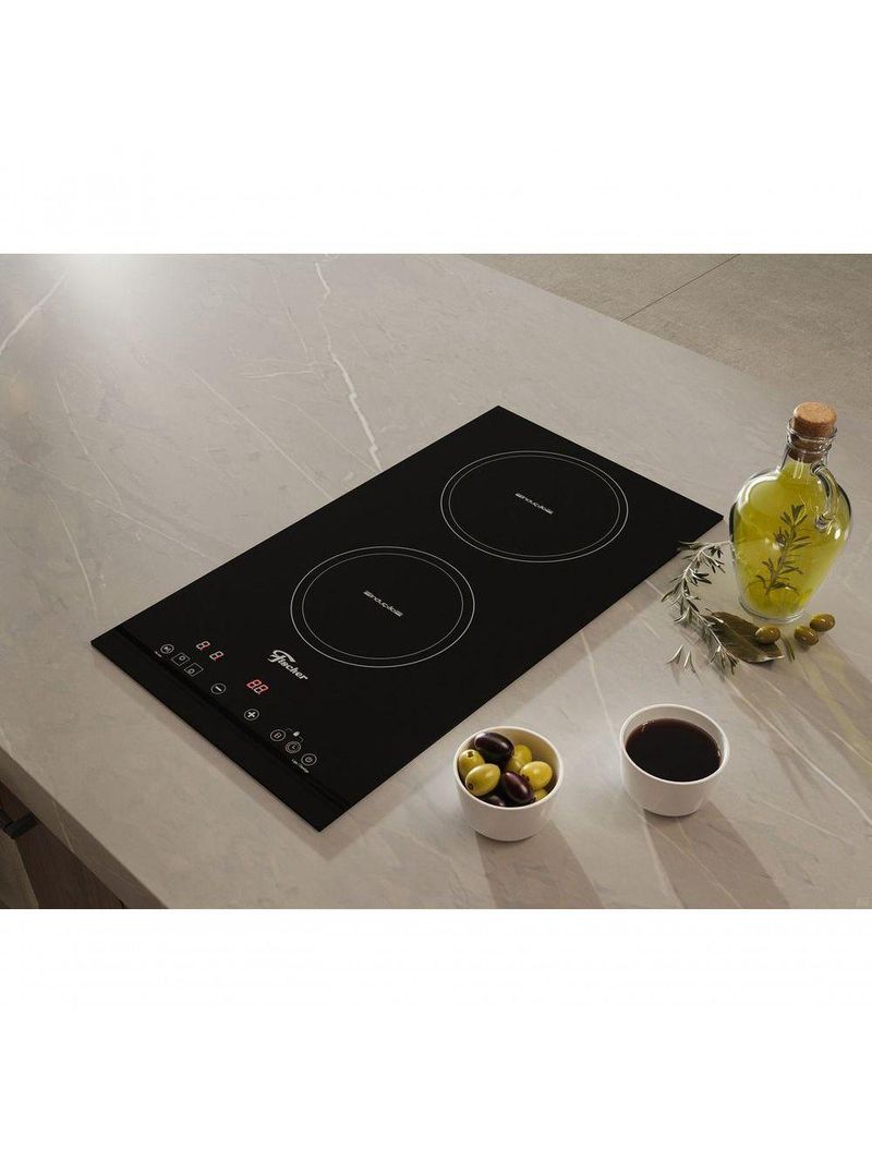 Cooktop De Indução Fischer 2 Bocas Com Touch Screen 220V