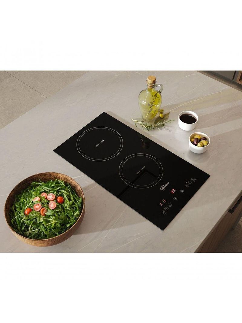 Cooktop De Indução Fischer 2 Bocas Com Touch Screen 220V