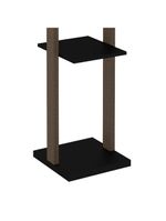 Cabideiro De Chão Multimóveis Cr35005 Nogal/Preto