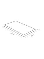 Colchonete Mochila (55X175X04) - Espuma D20 - Ortobom