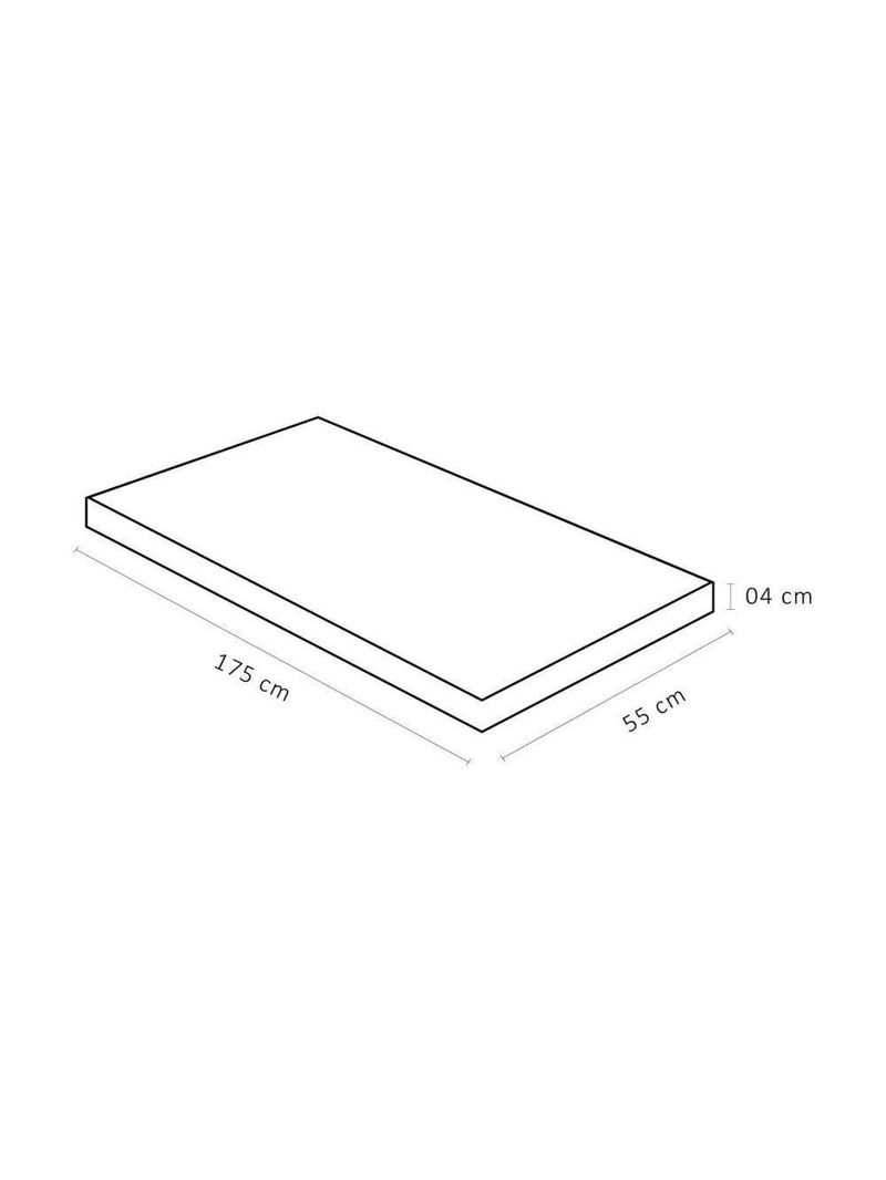 Colchonete Mochila (55X175X04) - Espuma D20 - Ortobom