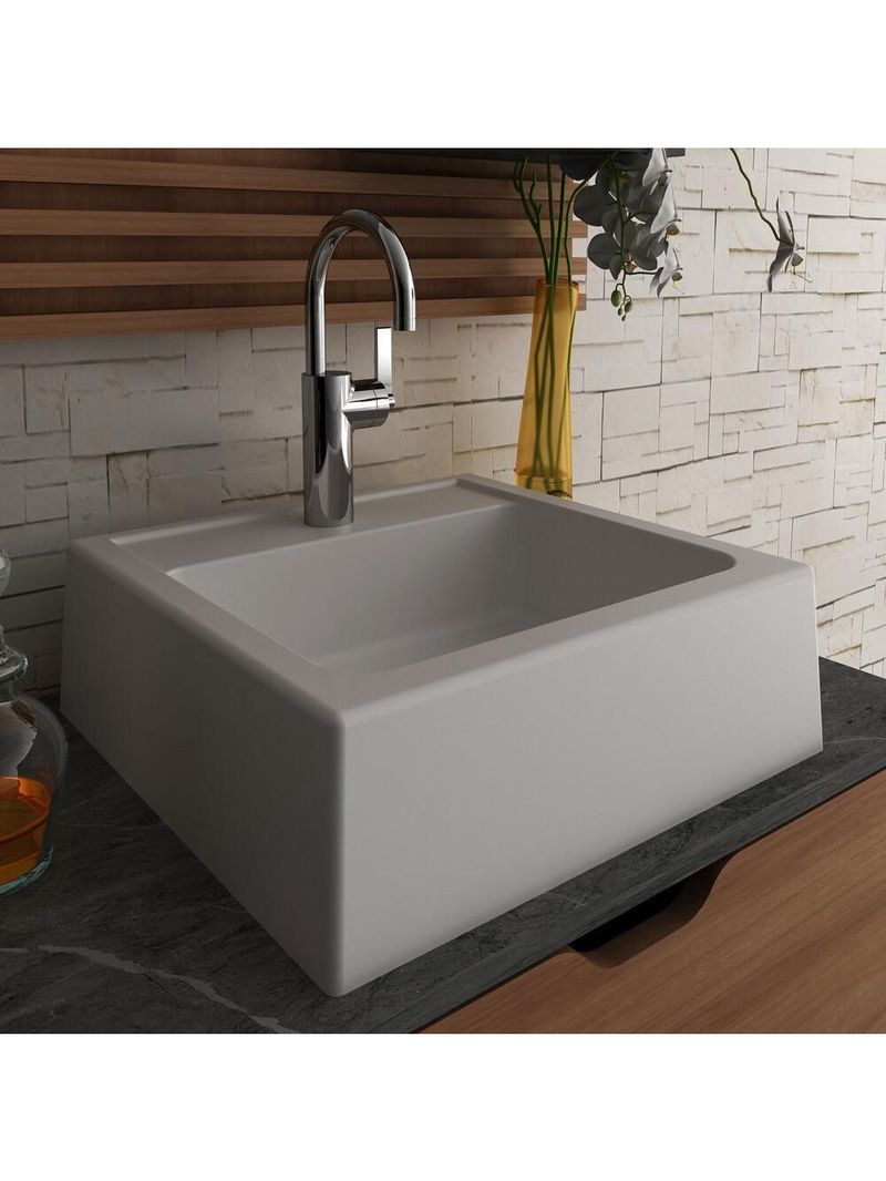 Cuba Para Banheiro 35x11,5x34cm Multimóveis Cr10093 Branca