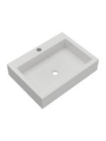 Cuba Sobrepor Banheiro Retangular 49,2x10x36,7cm Multimóveis Cr10148 Branco