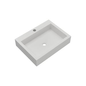 Cuba Sobrepor Banheiro Retangular 49,2x10x36,7cm Multimóveis Cr10148 Branco