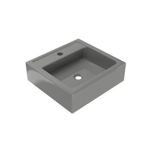 Cuba Sobrepor Banheiro Retangular 40x12x38cm Multimóveis Cr10146 Grafite