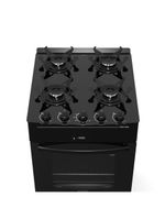 Fogão 4 Bocas A Gás Realce Smart Glass CR223 Preto Bivolt