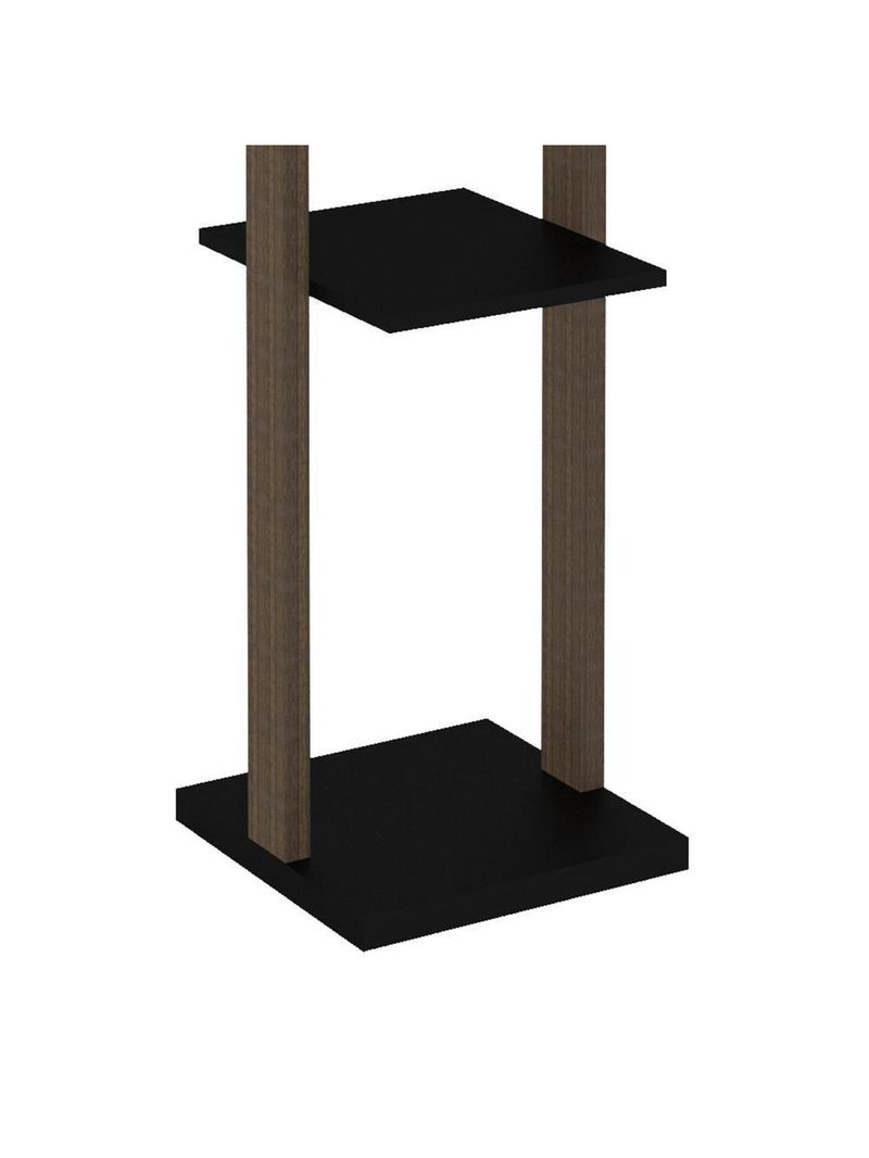 Cabideiro De Chão Multimóveis Vcr35005 Preto/Nogal