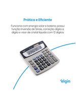 Calculadora De Mesa 4123 12 Dígitos Raíz Quadrada LCD