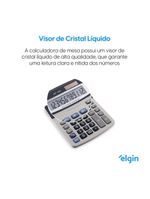 Calculadora De Mesa 4123 12 Dígitos Raíz Quadrada LCD