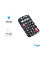 Calculadora de Bolso CB 1483 8 Dígitos 4 Operações Visor Cristal Líquido Solar