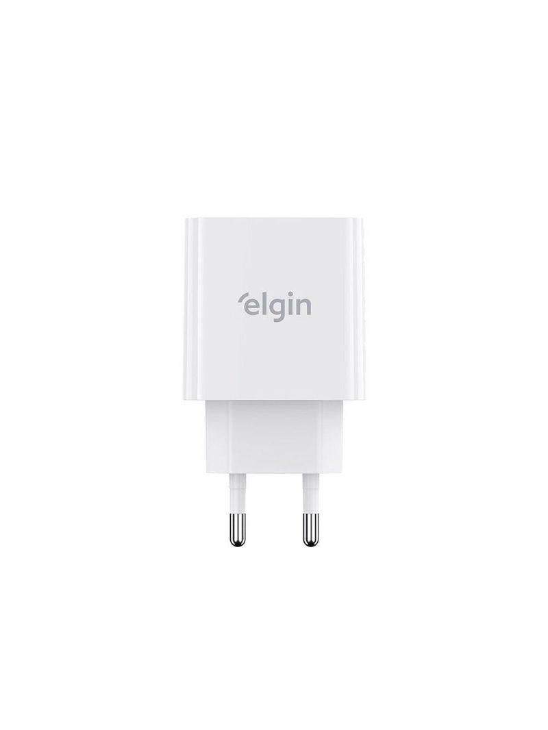 Carregador De Tomada 20W 2 Saídas Tipo C