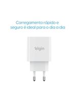 Carregador De Tomada 20W 2 Saídas Tipo C