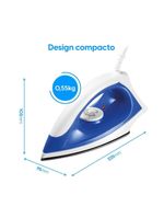 Ferro de Passar Iron Force Plus - Base Antiaderente Salva Botões 1100W 220V