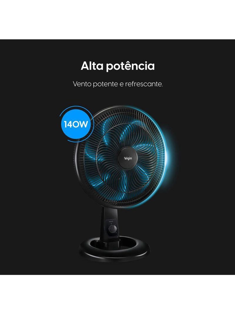 Ventilador Breeze Air 40cm 7 Pás 3 Velocidades Elgin 110V