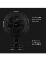 Ventilador Breeze Air 40cm 7 Pás 3 Velocidades Elgin 110V