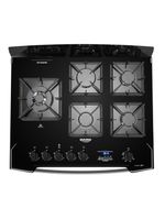 Fogão 5 Bocas Dako Diplomata Glass Grill Style Timer Bivolt
