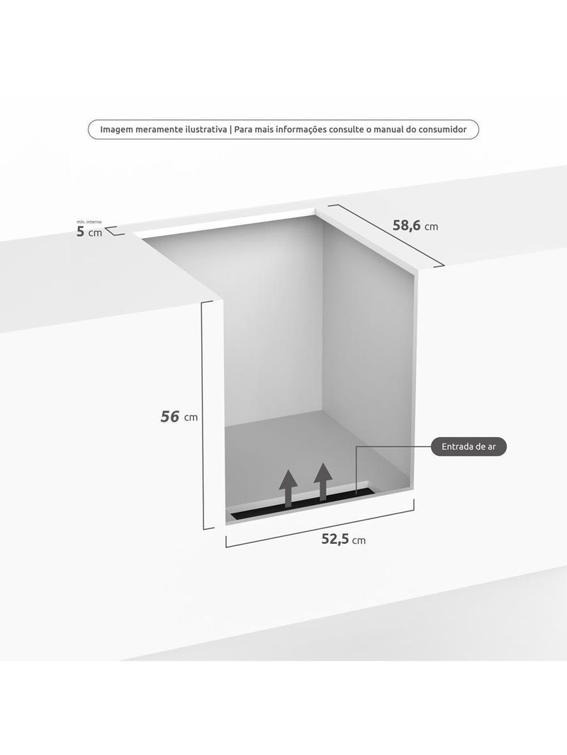 Fogão 4 Bocas De Embutir Dako Supreme Mesa De Vidro Preto Bivolt